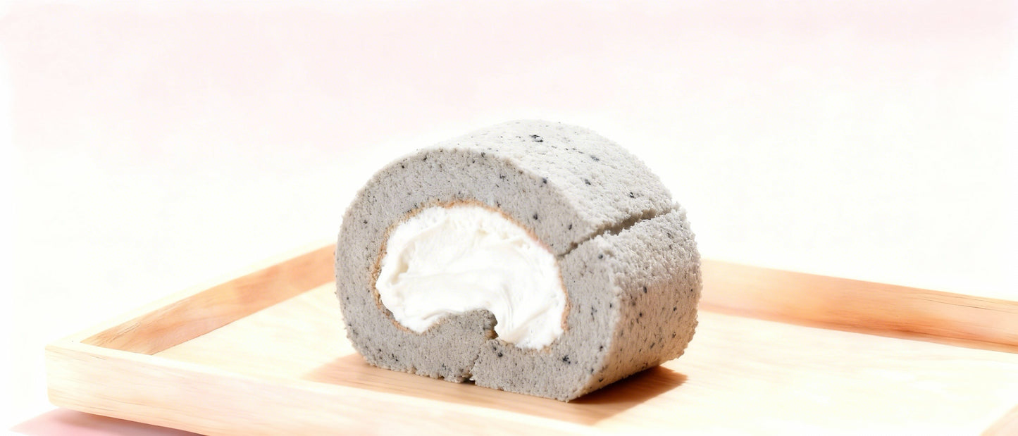 Black Sesame Swiss Roll