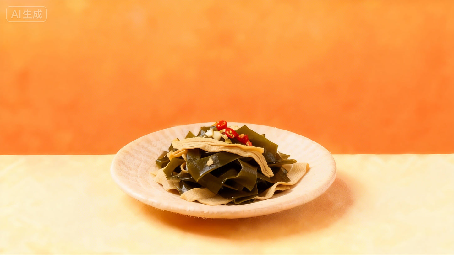 Seaweed & Tofu Skin Salad 海带豆皮